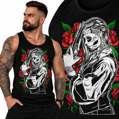 TANK TOP HORROR GANGSTER GIRL